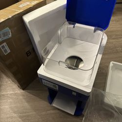 NEWTRY 8.45QT Commercial Ice Cube Crusher Machine Electric Ice Shaver
