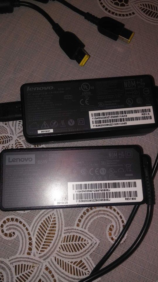 Lenovo computer chargers