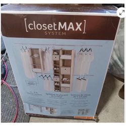*NEW* 5-8ft Closet Max Organization System - 9pcs - Maximise Space