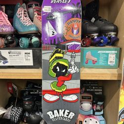 Baker Marvin, the Martian deck at Catch A Wave surf and skate shop