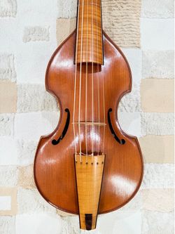 Treble Viol Viola da Gamba with Bow and Padded Case