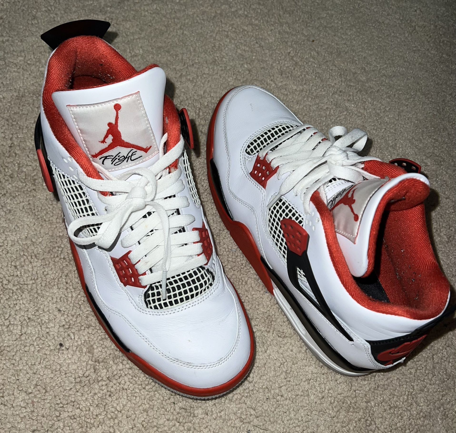 Fire Red Jordan 4’s