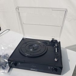 Record Player Turntable With Bluetooth And Speakers - New 