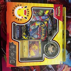 Pokémon 2026 Day Box Pikachu Promo Paradoxical Flames Booster Packs