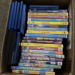 Box of DVDs 