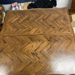 Antique Table With Leaf Section.