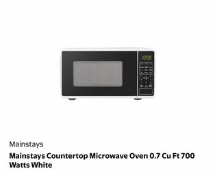 White Mainstays Microwave