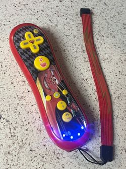 #67 Disney CARS Wii Remote Lightning McQueen controller for Nintendo Wii Console motion sensor