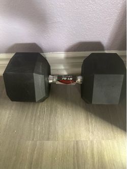 70 lbs single dumbbell 1 ONLY