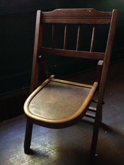 Antique Tonk Folding Chair