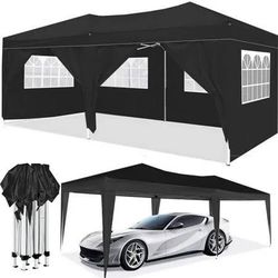Brand New 10x20 Easy Up Tent With Side Walls For $180