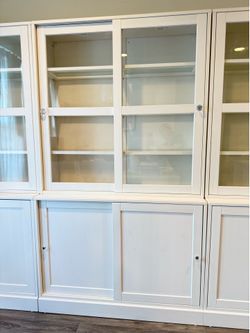 IKEA HAVSTA Storage cabinets with LED Spotlights