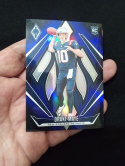 New England Patriots Drake Maye 2024 Panini Blue Prizm /249 RC