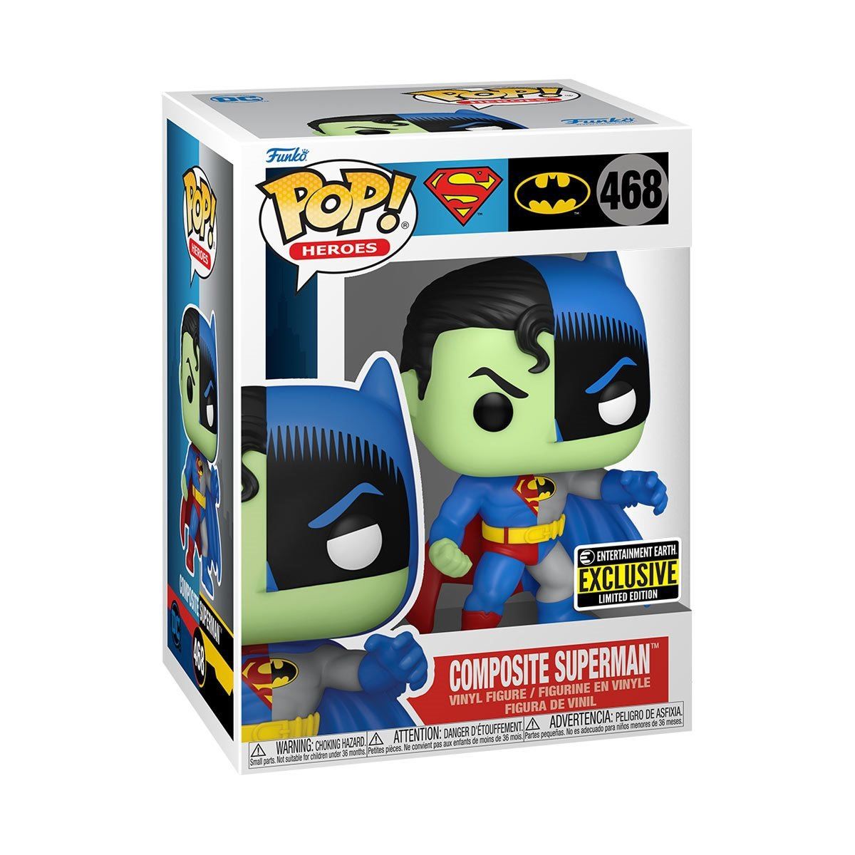  Composite Superman Entertainment Earth Exclusive Limited Edition Funko Pop