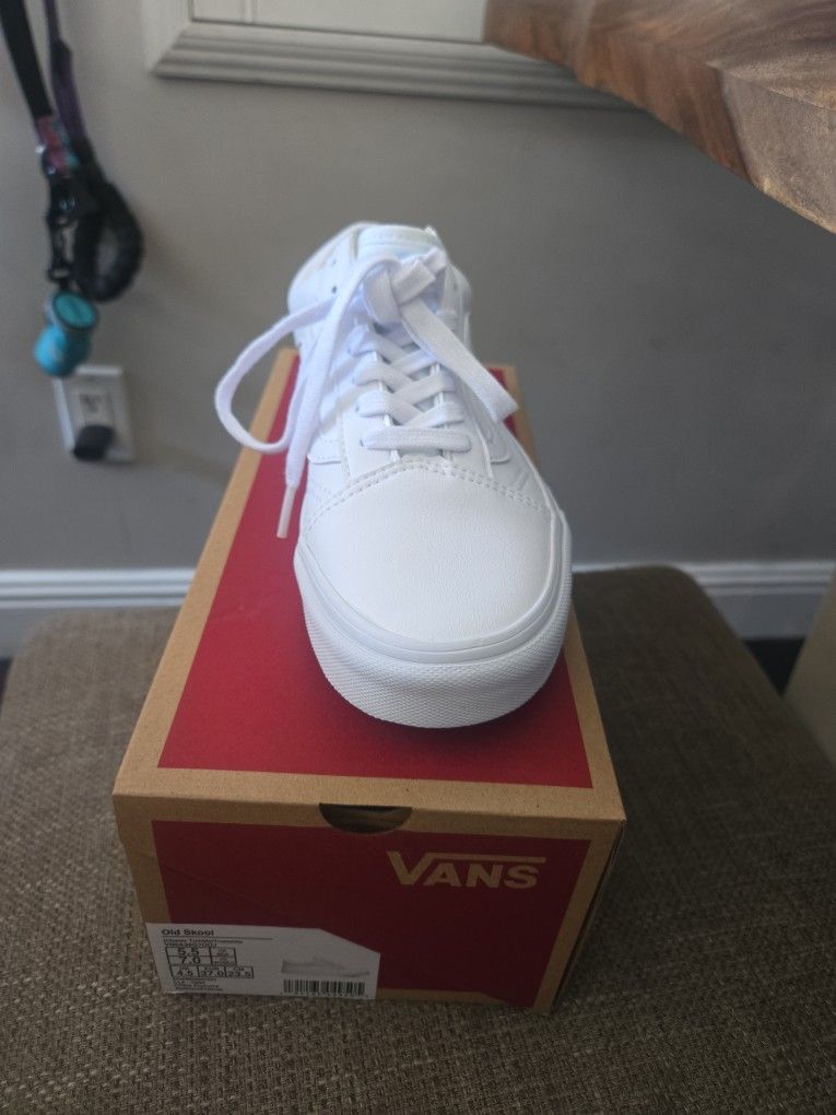 Vans Old School Brand New White