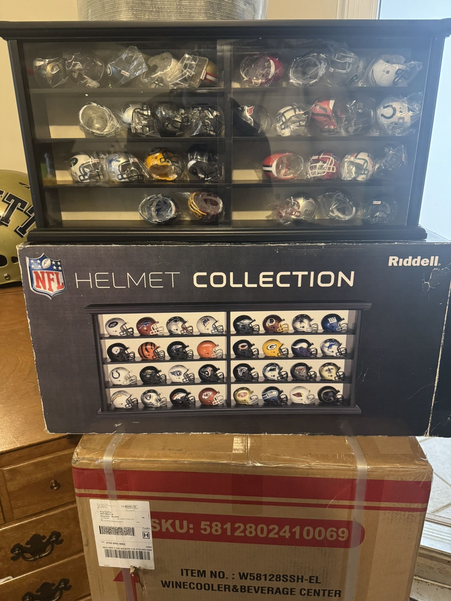 NFL Helmet Collection