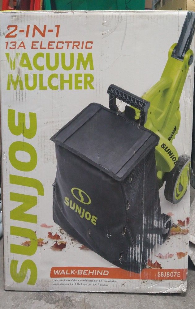 Sun Joe 2-in-1 Electric Vacuum Mulcher