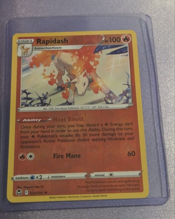 Pokémon TCG - Rapidash - 22/195 - Reverse Holo - Silver Tempest