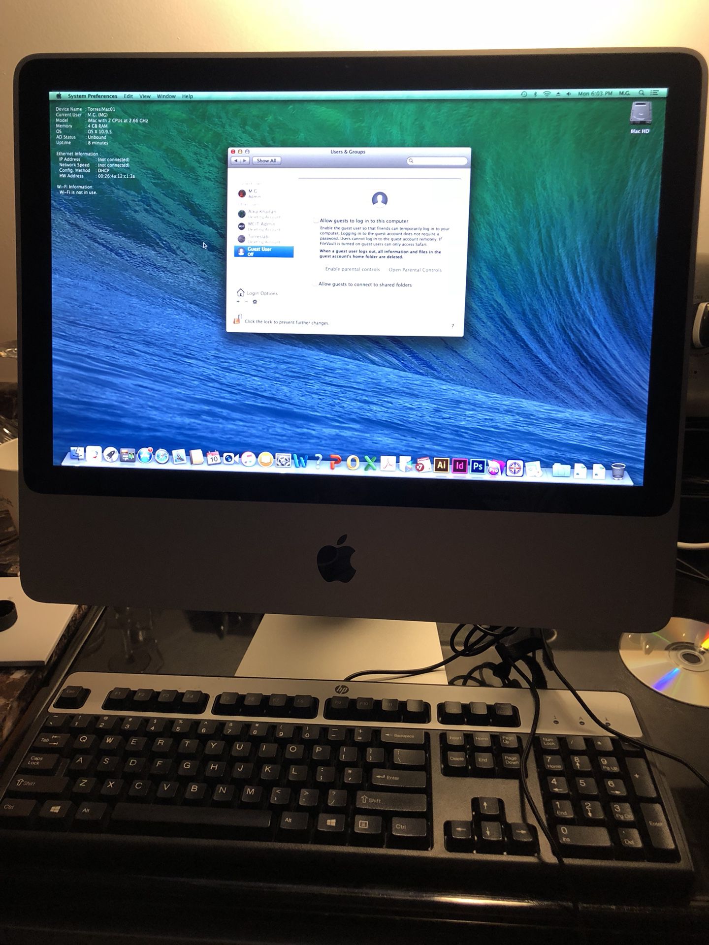 2009 20” iMac