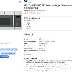 Under Cabinet Microwave For Sale