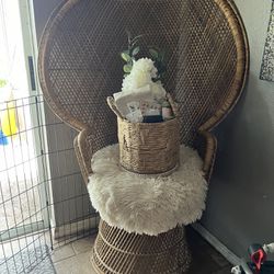 Peacock Chair Vintage