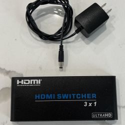 Monoprice  Blackbird 4K 3x1 HDMI 2.0 Switch, HDR, HDCP 2.2, CEC, 4K@60Hz UHD