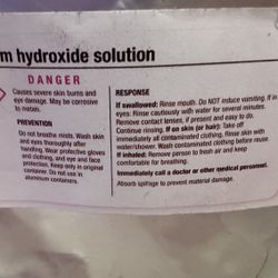 Lye, Sodium Hydroxide, Caustic Soda, Low Moisture, Food Grade (2.87 lb)