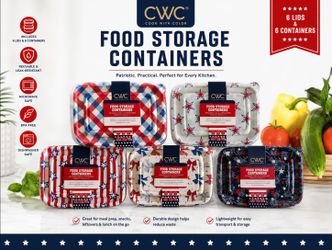 Reusable Food Storage Containers – Great for BBQs & Picnics