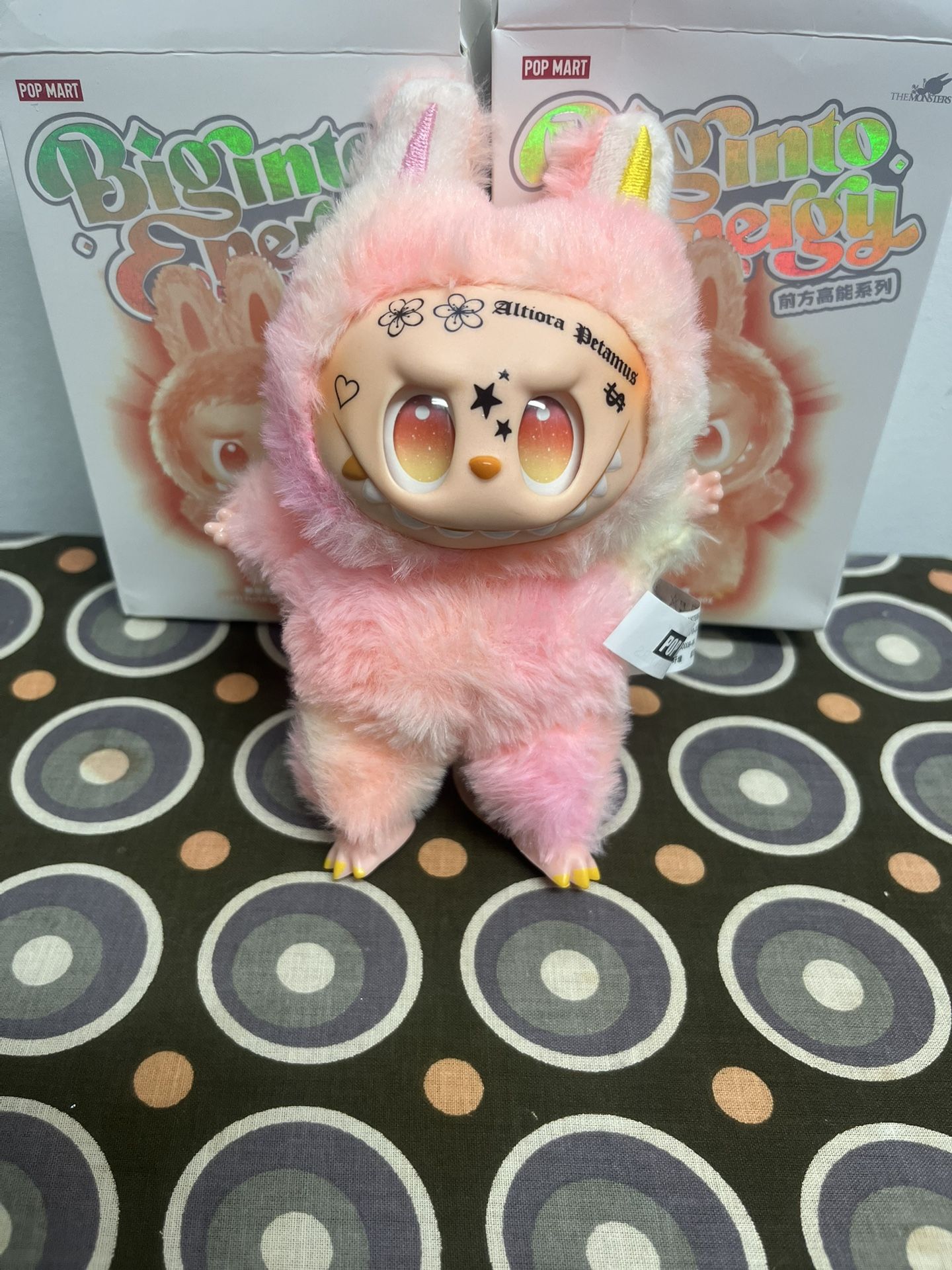 Custom Face Tatted Labubu/Lafufu The Monsters Doll (loyalty)