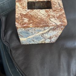 ZEKICE Tissue Box Holder Tissue Box Tissue Box Cover Marble Rectangular Stylish,Cube for Dining Room,Bedroom,Dresser Decoration/1583 (Color : D, Size 