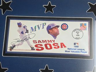 SAMMY SOSA FIRST DAY ISSUE COLLECTIBLES 