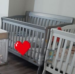 Dream On Me   Crib in Steel Grey