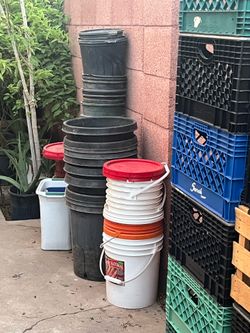 Plant Containers Planters Box Pots Buckets