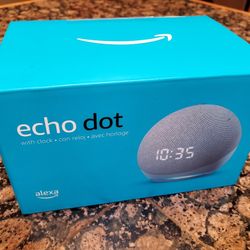ECHO DOT WITH CLOCK 