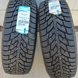 (2) Lt 275 70 R18 Winter Truck Tires 