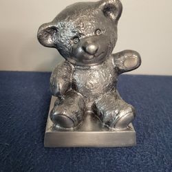 Vintage Teddy Coin Bank 