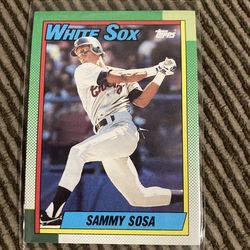 Chicago White Sox Sammy Sosa vin vantage baseball card