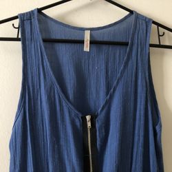 Short Blue Romper