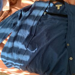 Burberry Blue Cardigan