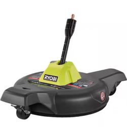RYOBI 12 in. 3100 PSI Electric Pressure Washer Surface Cleaner with Caster Wheels @Ry-960