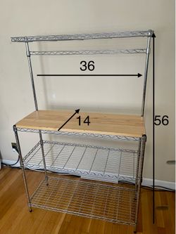 Baker’s Rack with Removable Wood Top