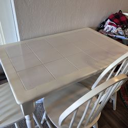 Wood Kitchen Table And 4 Chairs