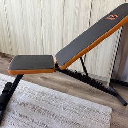 FOLDING WORKOUT WEIGHT BENCH