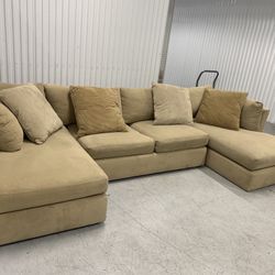 Beige Sectional  Couch