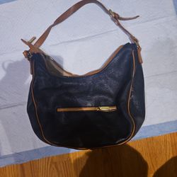 Black Leather Valentino Purse