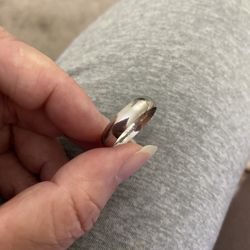 Real 925 Sterling Silver Wedding Band Size 9