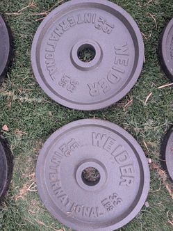 15 KG / 33 lbs Weider Pro Olympic Weight Plates LIKE NEW (90 OBO)