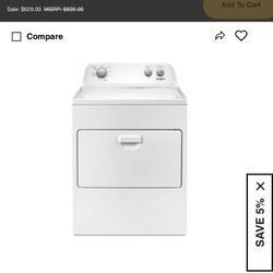 Whirl Pool, Front Loader Dryer