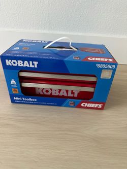 Kobalt official NFL merchandise mini tool box.