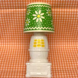 Vintage Avon Country Charm perfume bottle potbelly stove lamp shaped empty